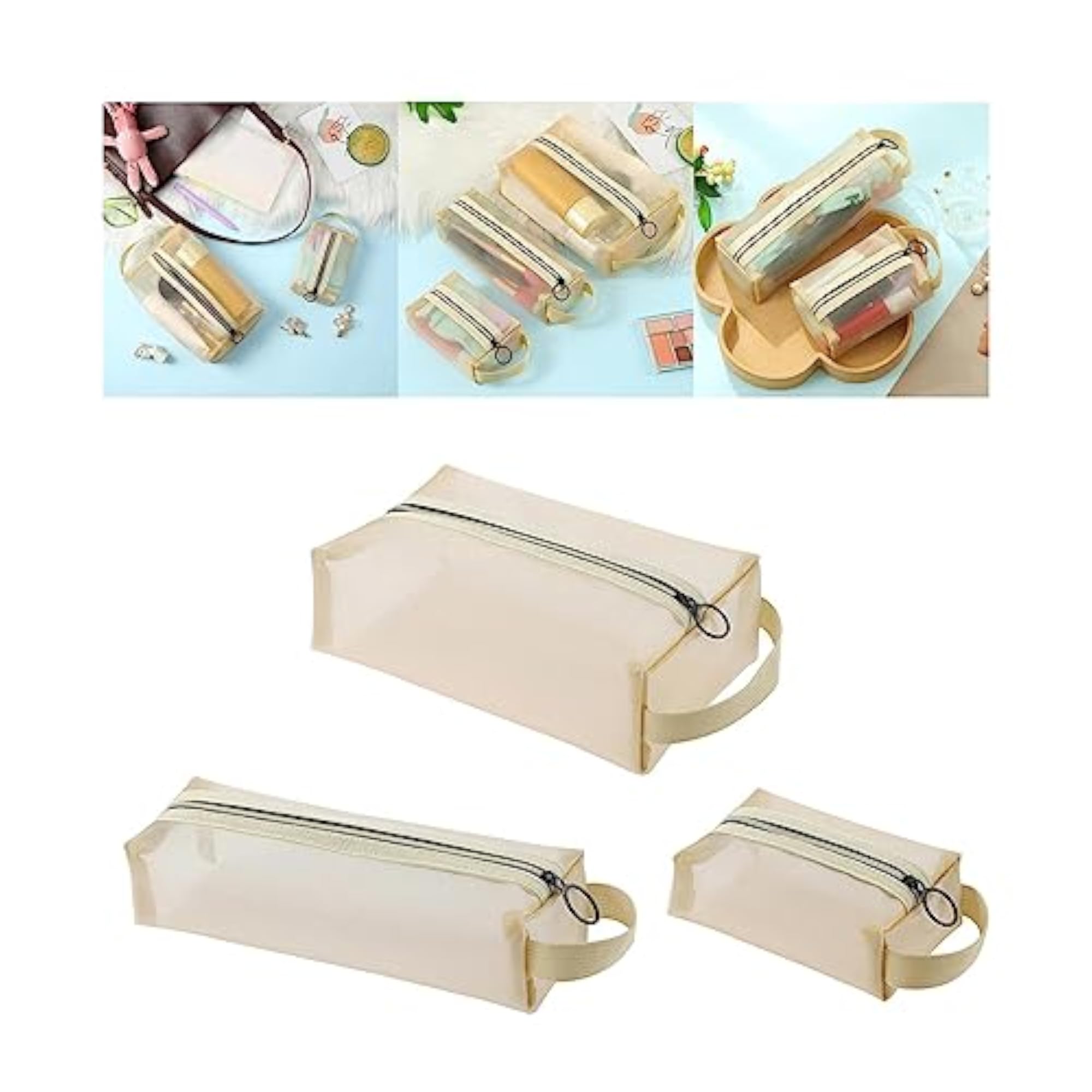 Cosmetic Bags Dustproof Toiletries Makeup Pouches